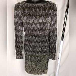 Banana Republic Metallic Dress | Elegant Shimmer